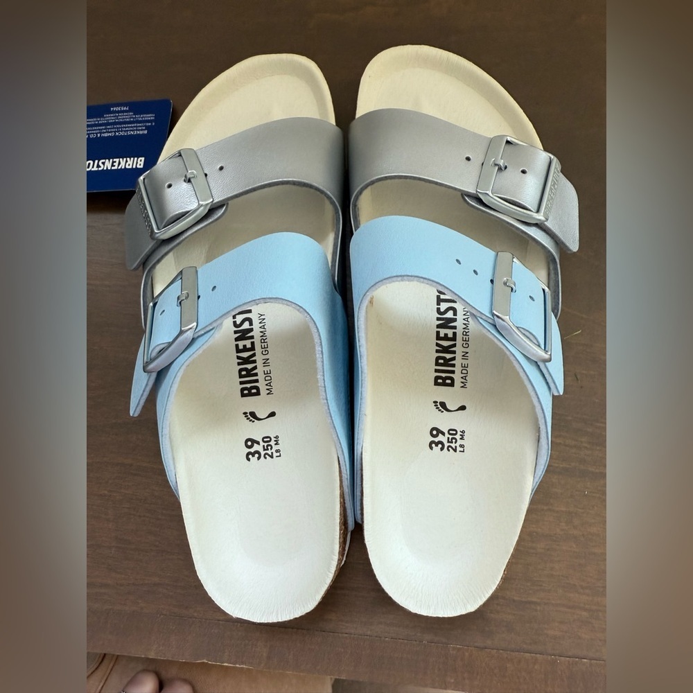 NWT Birkenstock Arizona Split Birko-Flor Sandals •39 - Picture 6 of 12